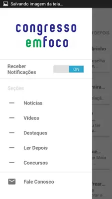 Congresso em Foco android App screenshot 0